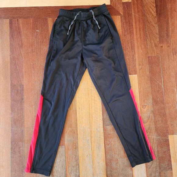 Athletic Works Mens Red/Black Casual Jogger Pants Size Small (28-30) - Picture 1 of 16